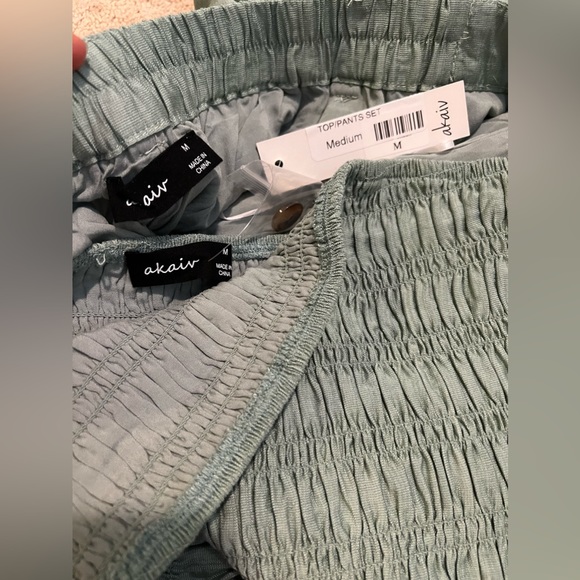 NWT tube top and bottom pants set - Picture 3 of 3